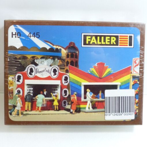 Faller H0 Bausatz Nr.: 445 zwei Schausteller-Buden - ungeöffnet, in OVP EX2543