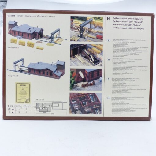 Faller Spur N Bausatz 232201 Sägewerk mit Motor in OVP EX6078 – Bild 3