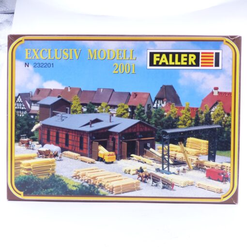 Faller Spur N Bausatz 232201 Sägewerk mit Motor in OVP EX6078