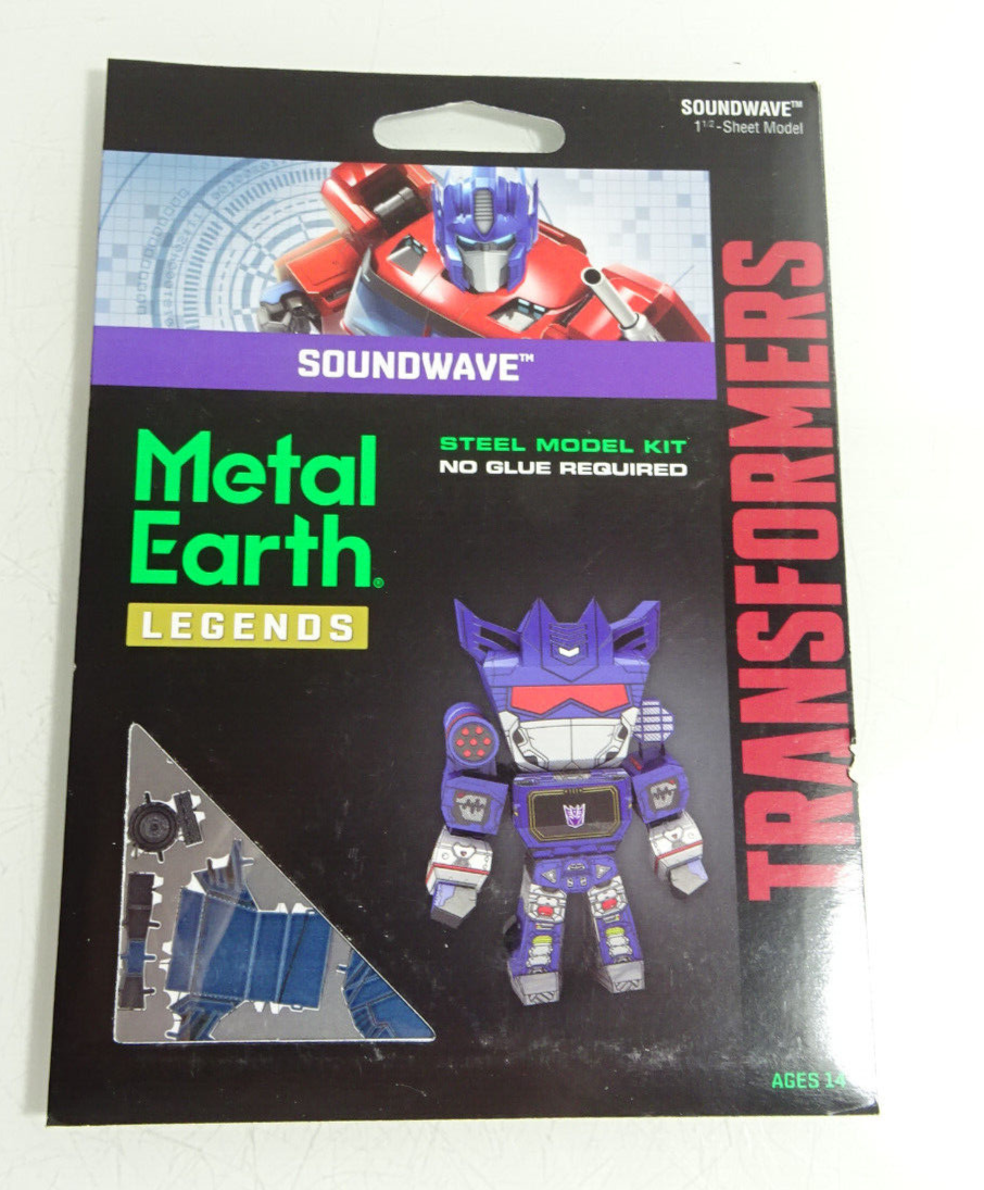 Fascinations Metall Earth Legends Bausatz 3 D Figur Soundwave in OVP AR8170