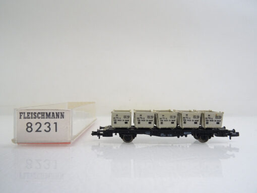 Fleischmann 8231 Behältertragwagen von Haus zu Haus der DB in OVP CK930
