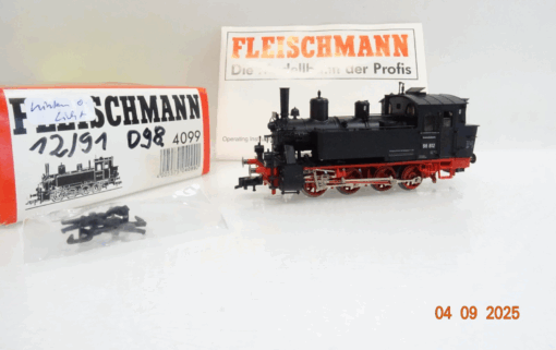 Fleischmann H0 4099 Dampflok BR 98 812 der DB in OVP JL2783