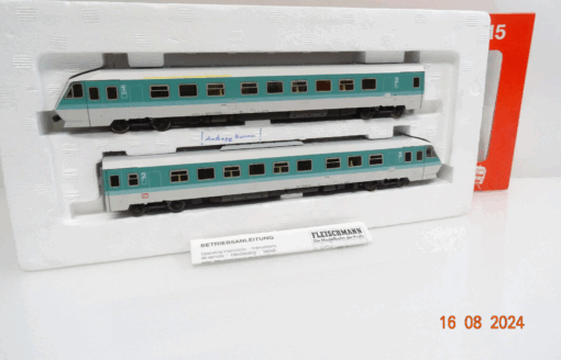 Fleischmann H0 4415 Dieseltriebzug 2tlg. Pendolino der DB in OVP LE5228