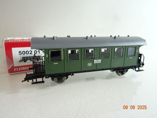 Fleischmann H0 5002 01 K Personenwagen 2. Kasse der DB in OVP RR3485 – Bild 3