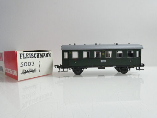 Fleischmann H0 5003 Personenwagen 3.Kl. Donnerbüchse der DR in OVP AR4302