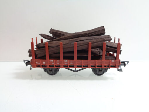 Fleischmann H0 5014 AC Rungenwagen mit Ladung der DB in OVP AR5743 – Bild 3