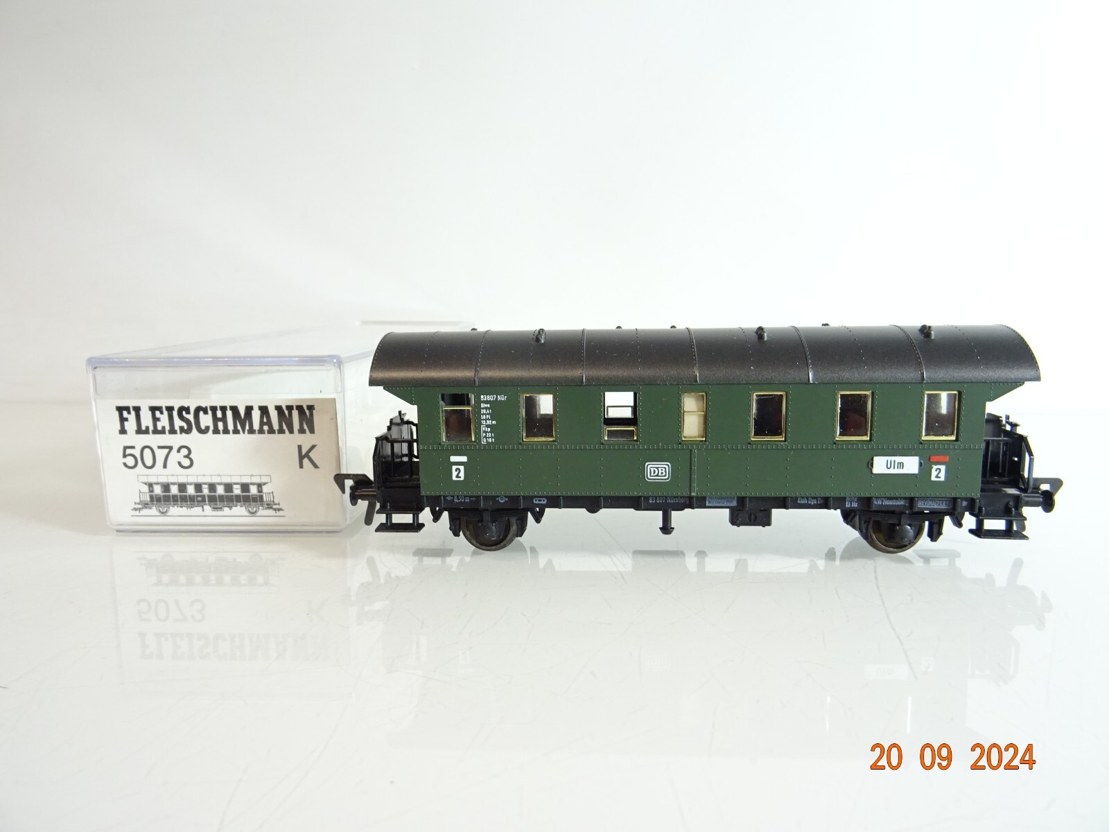 Fleischmann H0 5073 K Personenwagen 2.Klasse der DB neuwertig in OVP PR2544