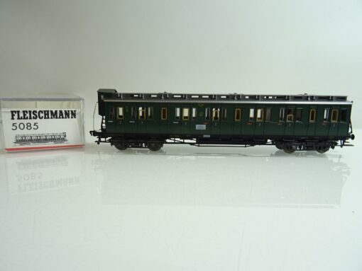 Fleischmann H0 5085 Abteilwagen 2. Klasse mit Bremserhaus der DR in OVP PR439 – Bild 3