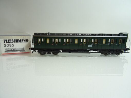 Fleischmann H0 5085 Abteilwagen 2. Klasse mit Bremserhaus der DR in OVP PR439