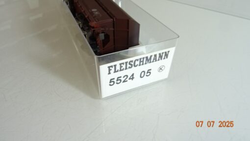 Fleischmann H0 522405 K Selbstentladewagen mit Kohleladung der DB  in OVP PR8923 – Bild 3
