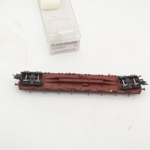 Fleischmann H0 528901 K Flachwagen mit Seitenborden der DB in OVP RR1194 – Bild 4
