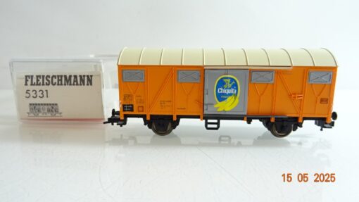 Fleischmann H0 5331 gedeckter Güterwagen Chiquita Bananen der DB in OVP PR7639