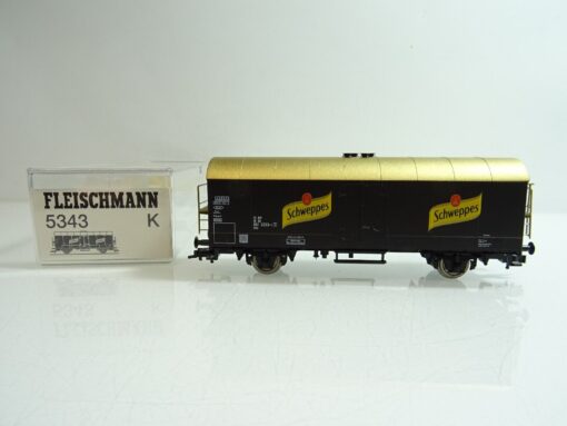 Fleischmann H0 5343 K Kühlwagen Schweppes der DB in OVP PR1629