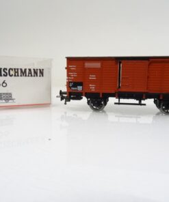 Fleischmann H0 5366 gedeckter Güterwagen mit Bremserhaus der DR in OVP PR45