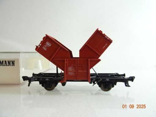 Fleischmann H0 5502 offener Güterwagen Selbstentladewagen der DB in OVP BH54 – Bild 5