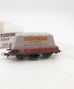 Fleischmann H0 5569 Schienen-Reinigungswagen der DB in OVP RR3984
