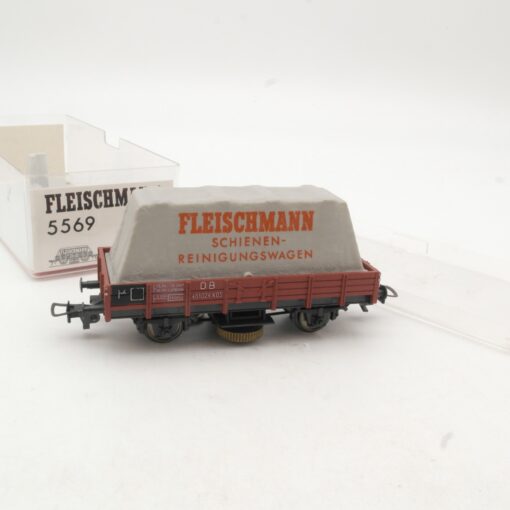 Fleischmann H0 5569 Schienen-Reinigungswagen der DB in OVP RR3984