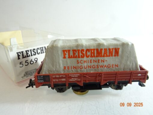 Fleischmann H0 5569 Schienenreinigungswagen der DB in OVP RR3465