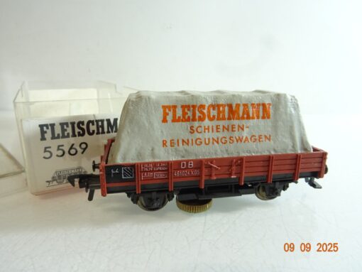Fleischmann H0 5569 Schienenreinigungswagen der DB in OVP RR3470