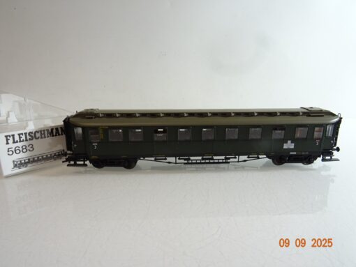 Fleischmann H0 5683 K Personenwagen 2.Klasse der DB in OVP RR3492 – Bild 3