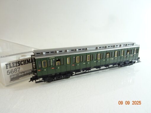 Fleischmann H0 5687 K Abteilwagen 2.Kl. der DRG in OVP PR3499