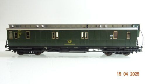 Fleischmann H0 5688 K Bahnpostwagen mit Bremserhaus in OVP PR7158 – Bild 3