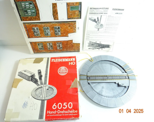 Fleischmann H0 6050 Handdrehscheibe siehe Foto in OVP CK7163 – Bild 3