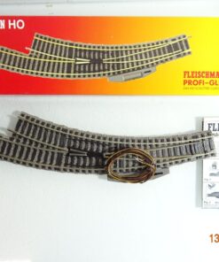 Fleischmann H0 6177W Bogenweiche rechts siehe Foto in OVP CK6659