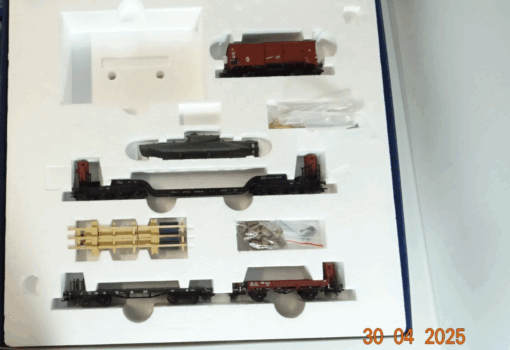 Fleischmann H0 864850 Hafenzug-Zugset ohne Lok der DB in OVP PR7368 – Bild 3