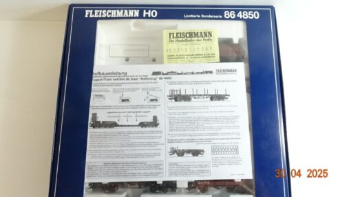 Fleischmann H0 864850 Hafenzug-Zugset ohne Lok der DB in OVP PR7368 – Bild 5