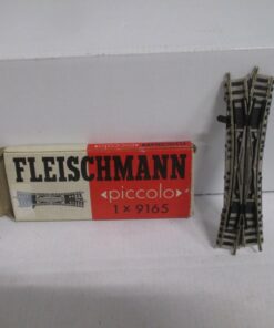 Fleischmann H0 9165 Doppeltekreuzungsweiche ohne Elektr. Antrieb m.OVP WZ6068A