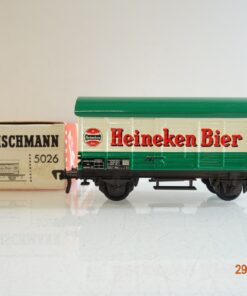 Fleischmann H0 AC 5026 AC Kühlwagen Heineken Bier der NS Blech in OVP PR4374