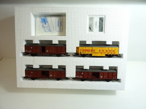 Fleischmann H0 K 44009 Set Circus Krone 4 tlg. der DB  in OVP PR1186