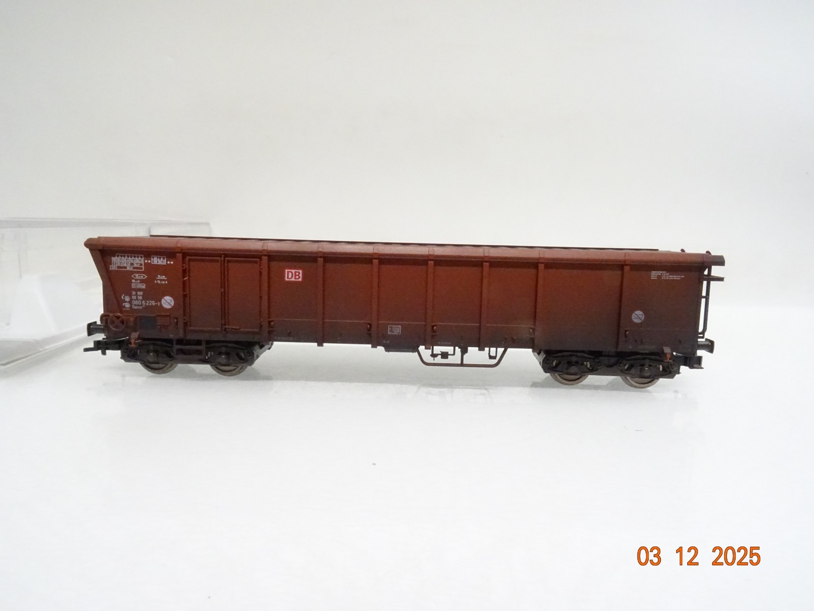 Fleischmann H0 K 845280 Hochbordwagen m. Rolldach der DB in OVP BH1620 – Bild 3