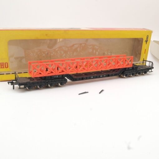 Fleischmann H0 Tiefladewagen mit Ladung, siehe Foto in OVP QR3898 – Bild 3