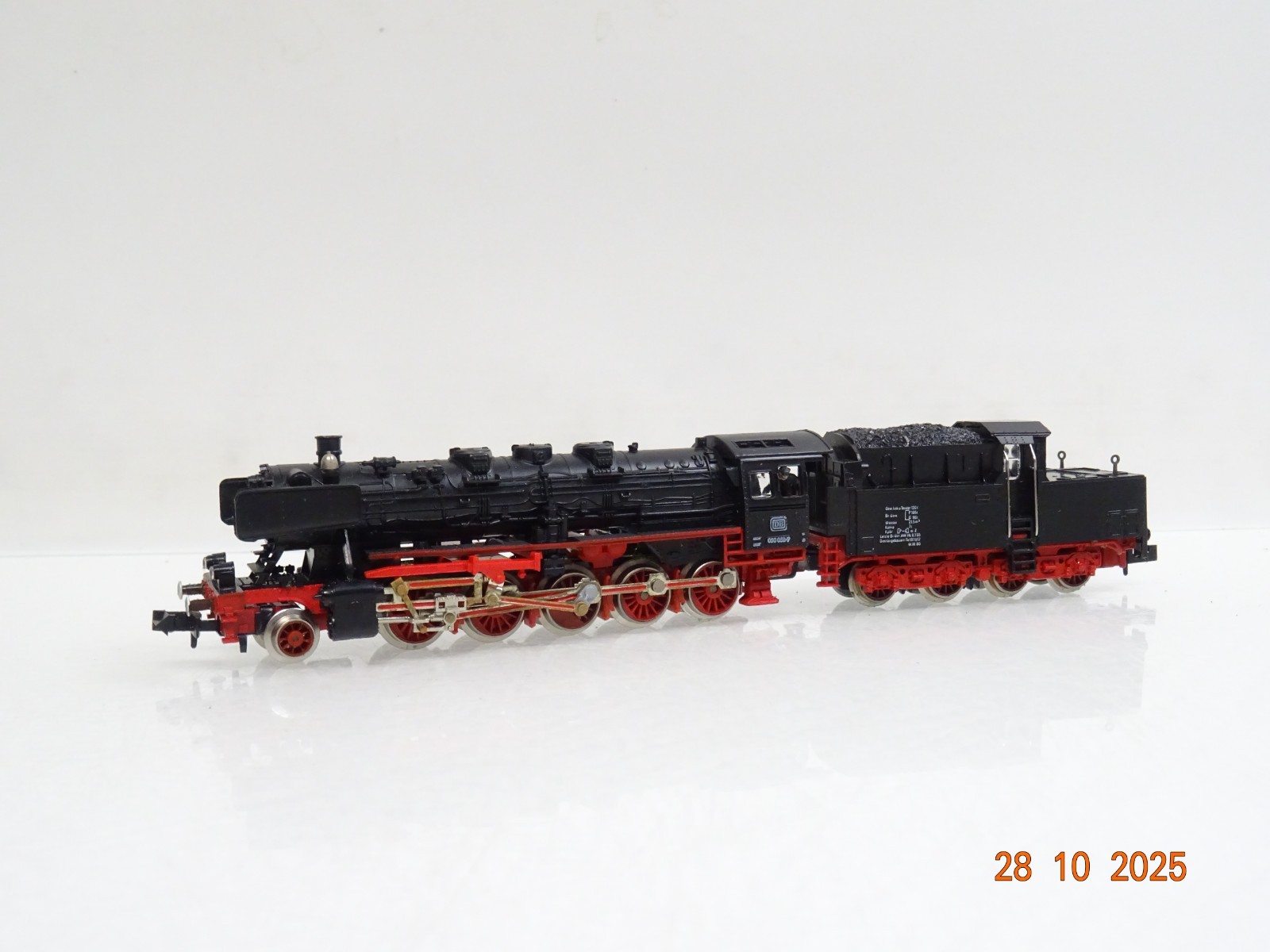 Fleischmann N 7175 Dampflok BR 050 058-7 der DB Kabinentender JL3914 o.