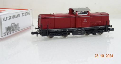 Fleischmann N 723006 Diesellok V 100 1186 der DB in OVP LE6744