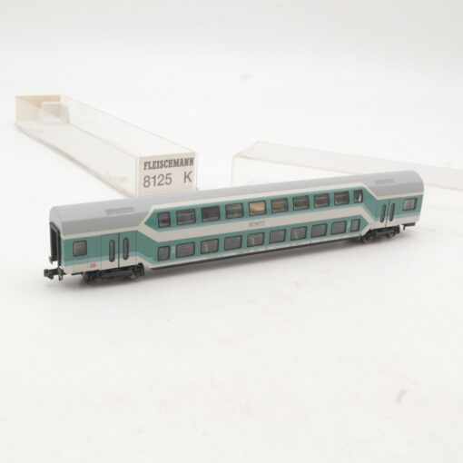 Fleischmann N 8125 K Doppelstockwagen 2. Klasse der DB in OVP RR4161 – Bild 3