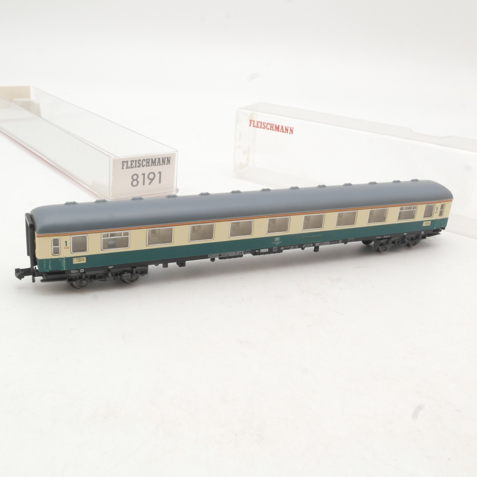 Fleischmann N 8191 Personenwagen 1.Klasse der DB in OVP RR4899 – Bild 3
