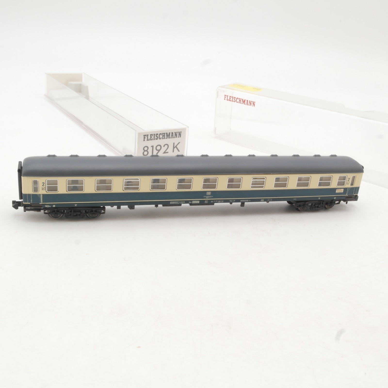 Fleischmann N 8192 K Schnellzug Abteilwagen 2. Klasse der DB in OVP RR4908 – Bild 3