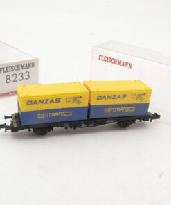 Fleischmann N 8233 Containerwagen DANZAS der DB in OVP RR4927