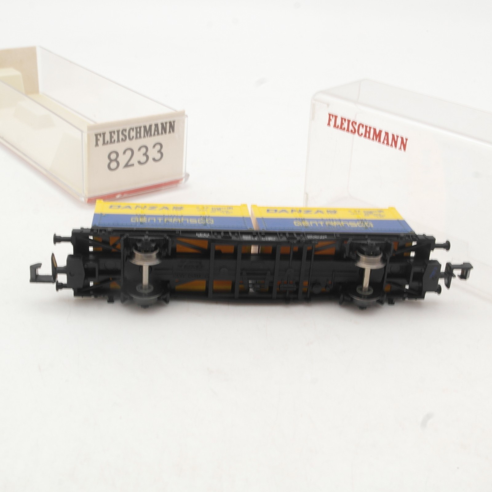 Fleischmann N 8233 Containerwagen DANZAS der DB in OVP RR4927 – Bild 4