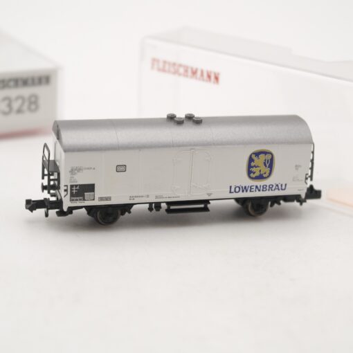 Fleischmann N 8328 Kühlwagen Löwenbräu der DB in OVP RR2469 – Bild 3