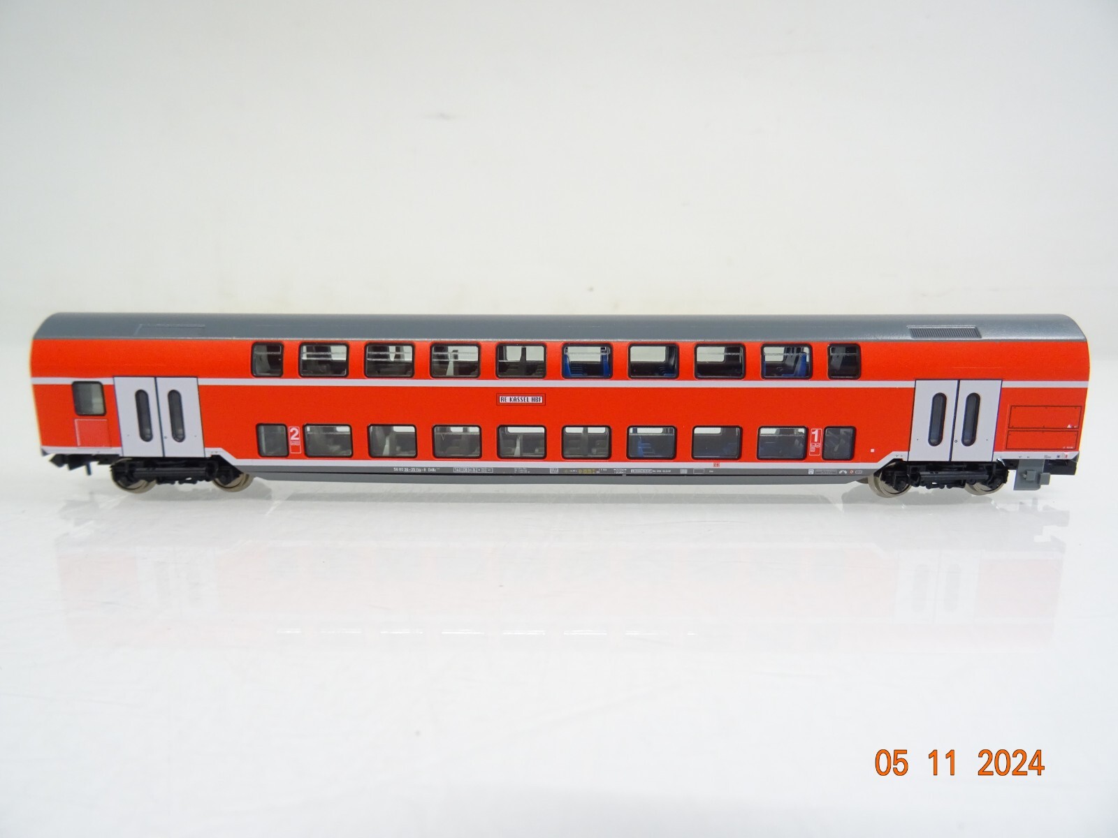 Fleischmann N 8624 K Doppelstockwagen 1./2. Kl. der DB in OVP PR3688 – Bild 3