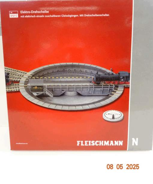 Fleischmann N 9152C Elektr. Drehscheibe mit Steuergerät und Anleitung OVP JL585 – Bild 3
