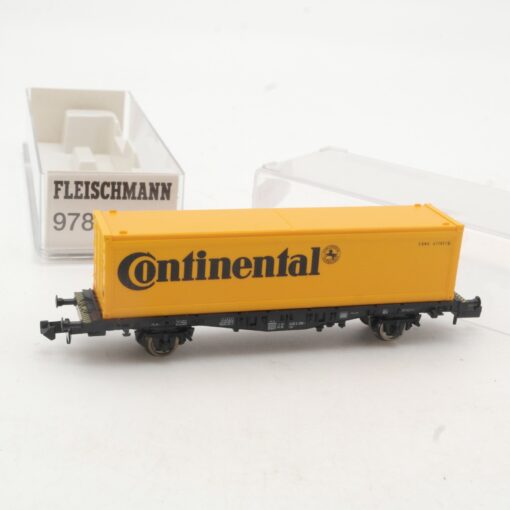 Fleischmann N 978238 K Containerwagen Continental der DB in OVP RR2981 – Bild 3