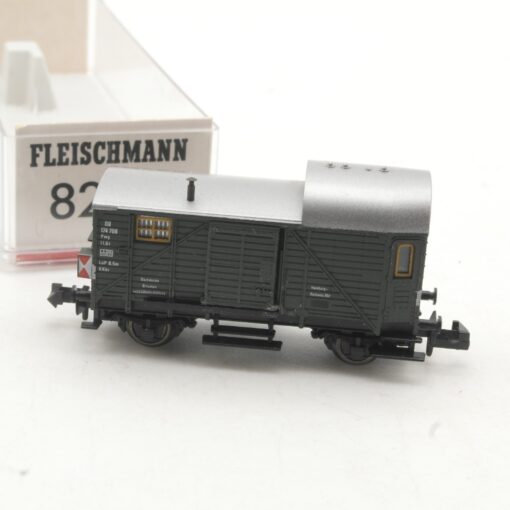 Fleischmann N Güterzugbegleitwagen 124 206 Pwg beleuchtet der DB in EVP RR3889 – Bild 3