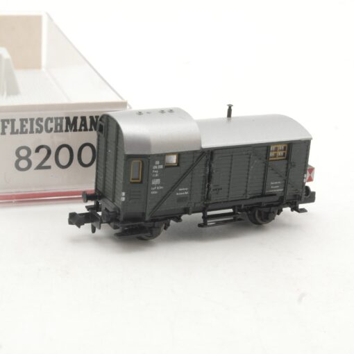 Fleischmann N Güterzugbegleitwagen 124 206 Pwg beleuchtet der DB in EVP RR3889