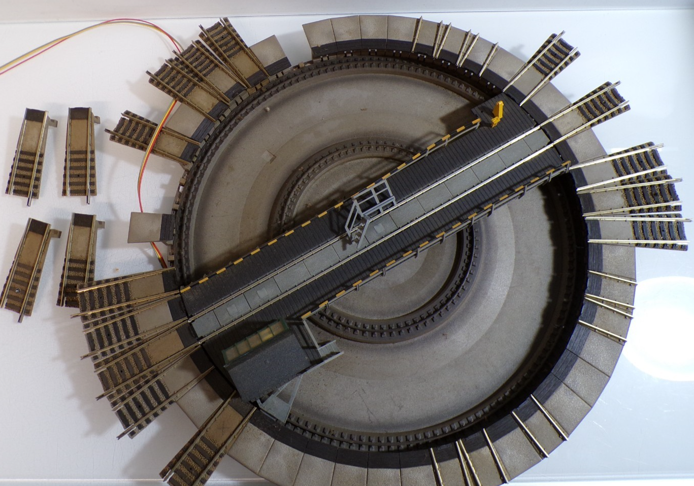Fleischmann Spur H0 6092 Drehscheibe aus Anlagenrückbau siehe Foto PK3204 o. – Bild 3