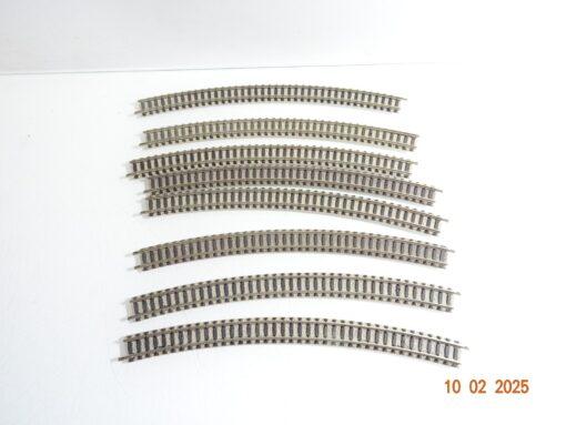 Fleischmann piccolo N 9130 r396,4 gebogenes Gleis 8 Stück siehe Foto CK5839 o.